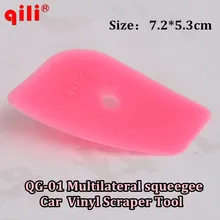 Мини-розовый многоцелевой автомобильный домашний офисное окно Пленка Установка скребок Инструмент Squeegee