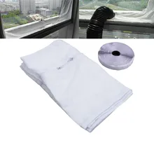 Прочный оконный утеплитель с воздушным замком, Универсальная мягкая домашняя пластинчатая ткань, уплотнительная перегородка для сушильной машины для кондиционеров