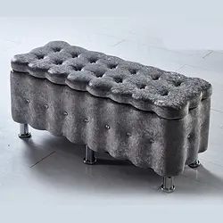 Замша бытовой диван стул удлинить многоцелевой изменить обуви скамейке деревянный спальня табурет для туалетного столика практичный