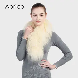 Pudi SF709 Женская натуральном овечьем меху шарф 2017 Новый стиль теплые шерстяные шарфы палантины