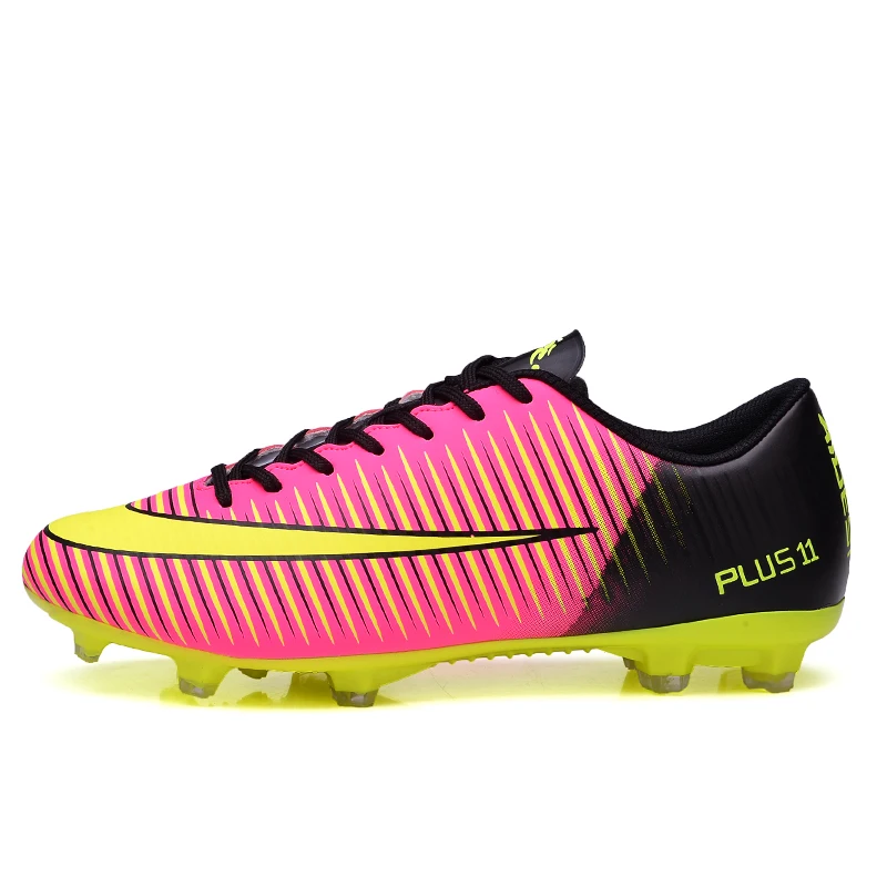 Men women kids soccer  Breathable Chuteira Futebol High Quality Cheap Men Soccer Shoes Superfly Original TF Kids Football Boots