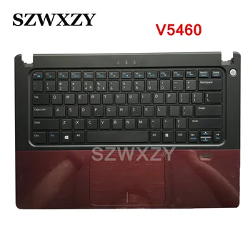 

For DELL VOSTRO V5470 V5460 US Keyboard Top Case Palmrest Touchpad CN-0VF80X 0VF80X VF80X With fingerprint