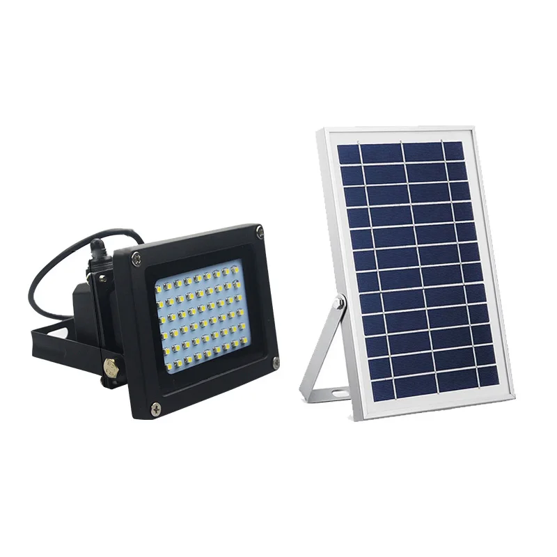 

Solar Flood Lights 54 LED 500 Lumens 6W Solar Panel Outdoor Solar Light Waterproof Security Light for Garden Garage Lawn Pool
