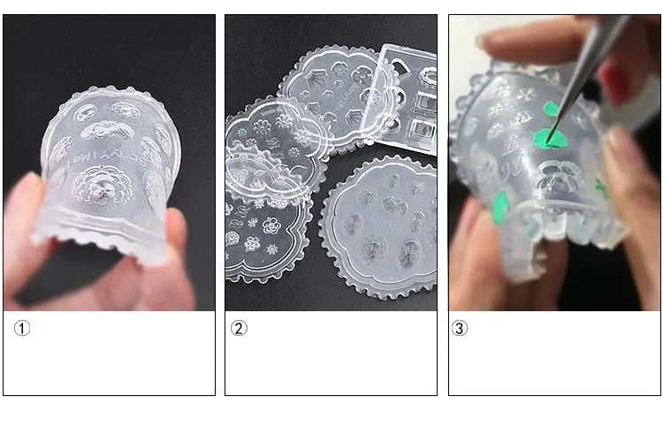 1 шт., силиконовая форма в виде цветка маргаритки, 3d листья, сердце, ракушка, портретная смола, форма для дизайна ногтей, для DIY, УФ-Гель-лак, дизайн, инструменты для маникюра