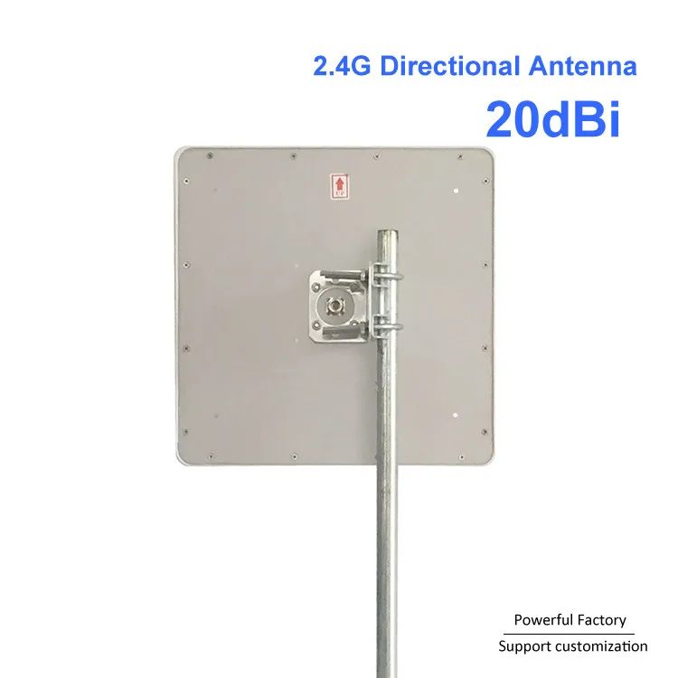 High Gain 20dBi 2.4ghz antenna outdoor flat oriented 2.4g antenna manufacturer in China 1PCS