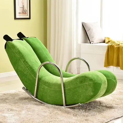 Модный креативный одиночный ленивый диван, кресло-качалка с бананом, прекрасный Европейский современный маленький диван - Цвет: A6