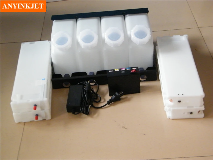 

Bulk ink system with chip decoder for Epson SC30680 (4 bottles + 4 cartridges+ 1 decoder)