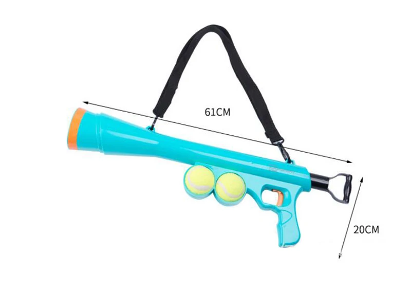 2711 Drôle Chien Balle De Tennis Lancement Pistolet Animal Formation Jouet à Distance Vitesse Agilité équipement Chien Jouets Interactifs 4