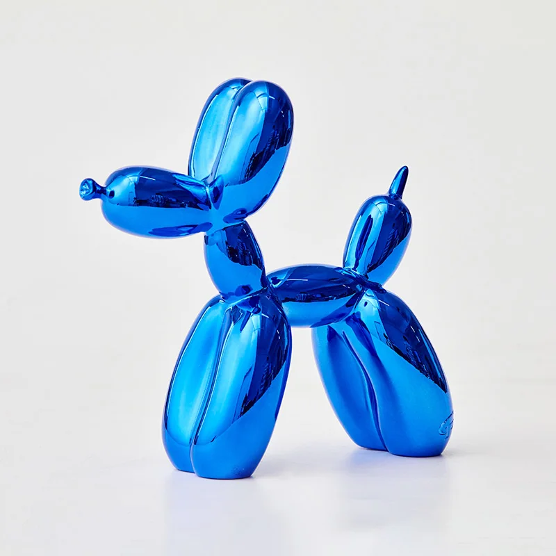Горячо! Изготавливаются заново американский поп-арт смола ремесло шар фигурка собаки статуя 25/17 см шар собака шар кролик рождественский подарок