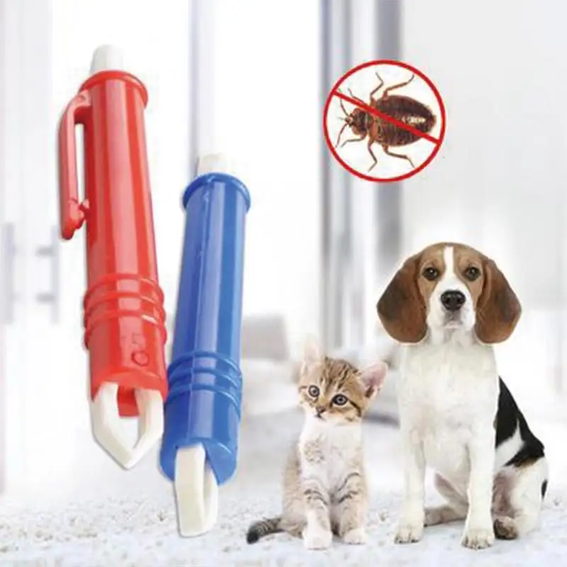 

Mini Tick Remover Eliminate Tweezers Pet Dog Cat Accessoires Sick Animal Flea Clean Clip Puppies Supplies