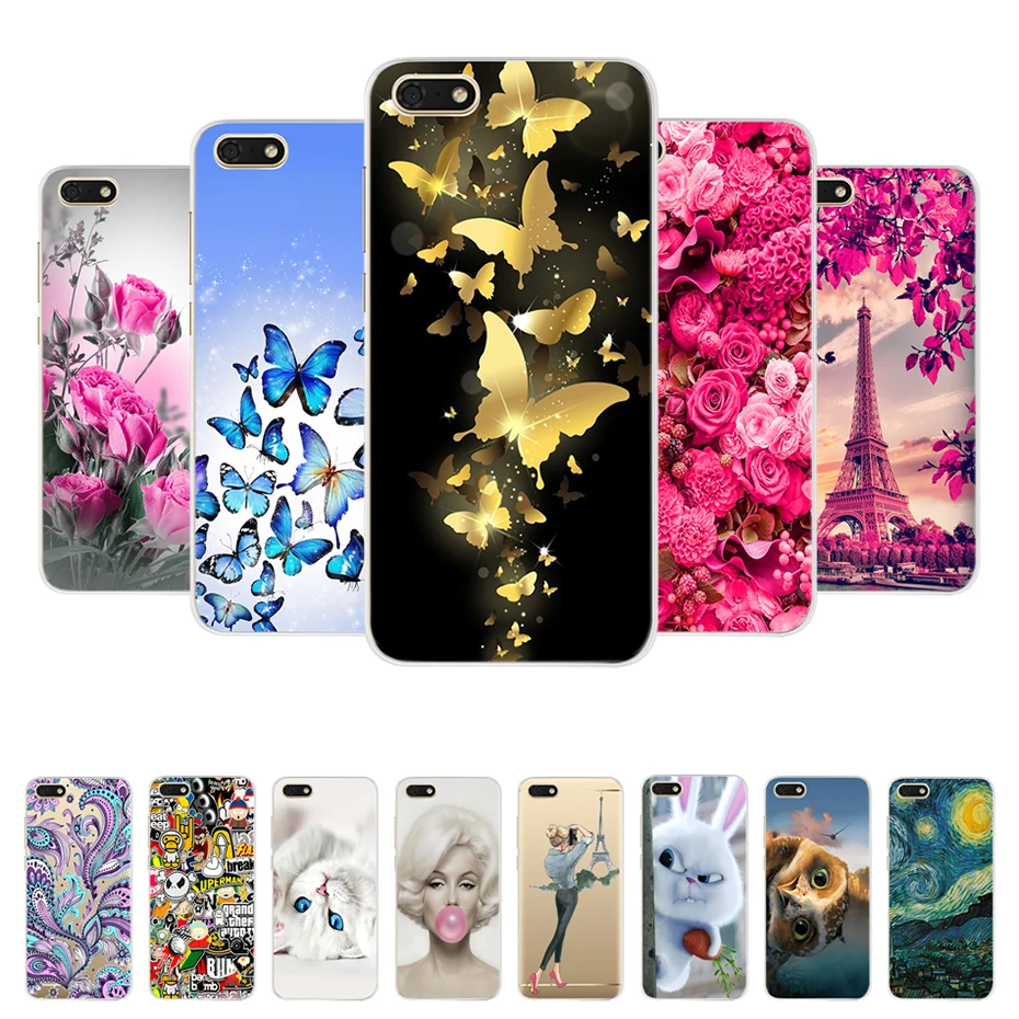 

for Huawei Y5 Prime 2018 case for Huawei Y5 lite 2018 Soft Silicon Back Cover Phone Case For Coque Huawei Y 5 Y5 2018 case cover