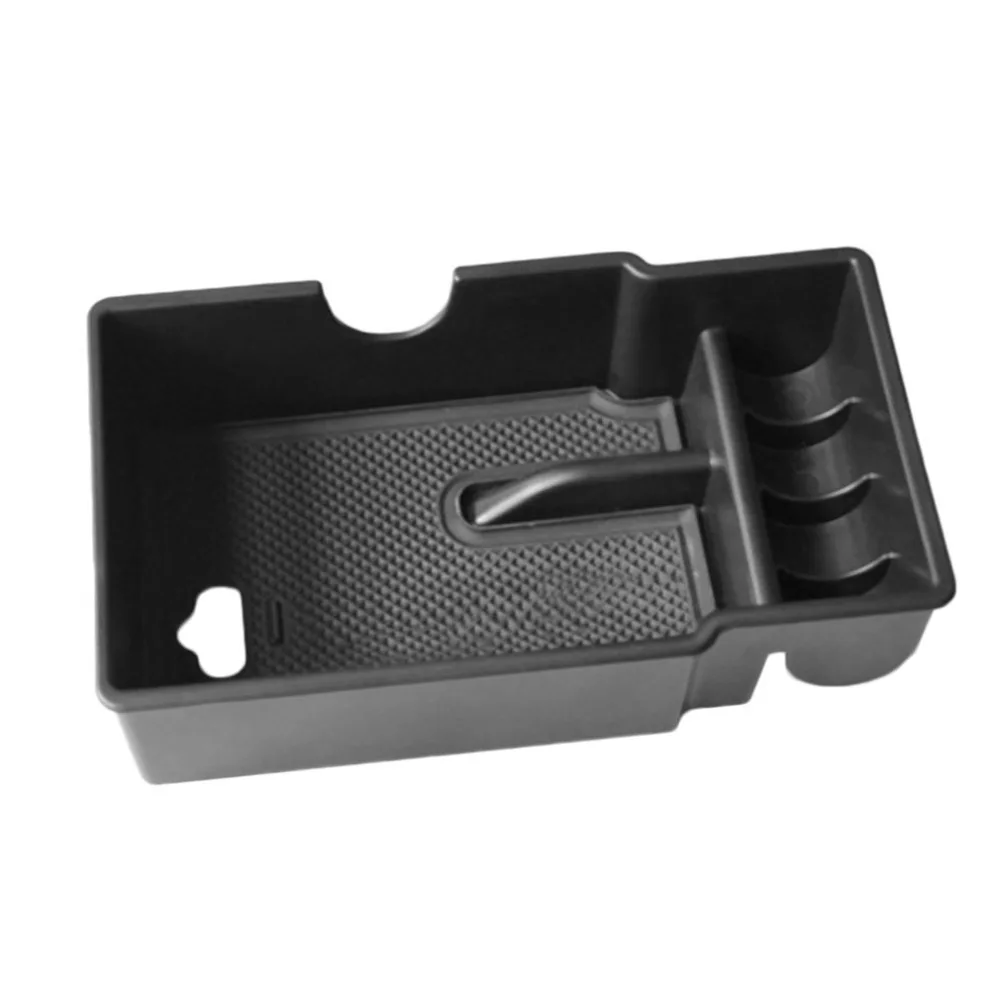 

Car Central Storage Pallet Armrest Container Holder Box Car Interior Styling Tray Suitable for JEEP Renegade Black