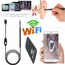 WI-FI инструмент для чистки ушей 5,5 мм 720 P объектив ухо эндоскоп USB обследование при помощи бороскопа, эндоскопа Отоскоп Камера для IOS Android ПК