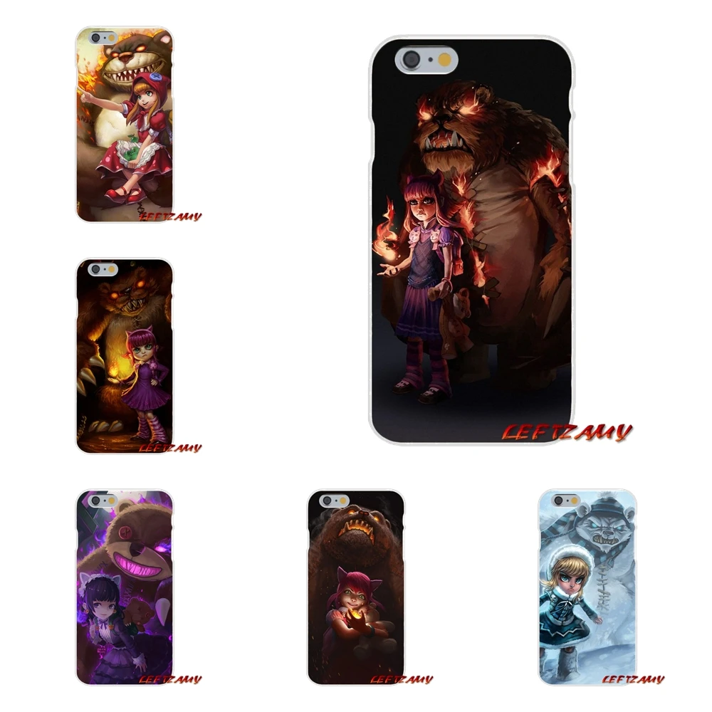 Lol The Dark Child Annie для iPhone X XR XS MAX 4 4S 5 5S 5C SE 6 6S 7 8 Plus Аксессуары чехлы телефонов |
