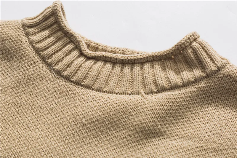 Zogaa/милый мужской свитер с динозавром, зимние пуловеры мужские свитера большого размера для мальчиков, студенческий свитер, облегающий пуловер, Мужская трикотажная одежда