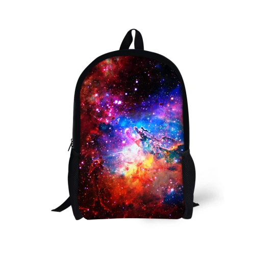 Уникальные многоцветные Детские рюкзаки Стильные Galaxy Star Universe Space рюкзак для девочек Школьный рюкзак Mochila Feminina - Цвет: C0161C