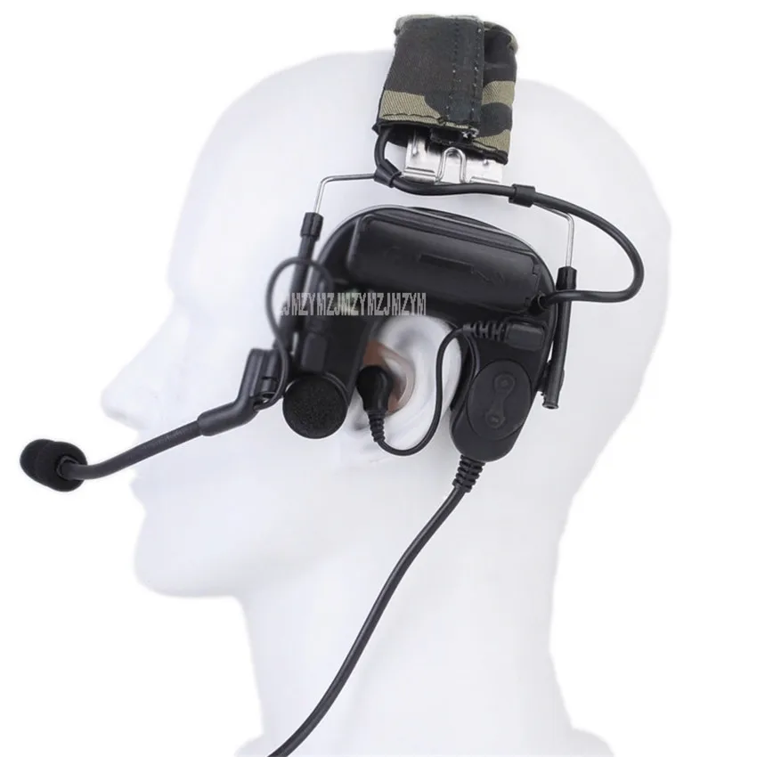 Buy Z038 Half Ear Tactical Microphone Headset With Ear