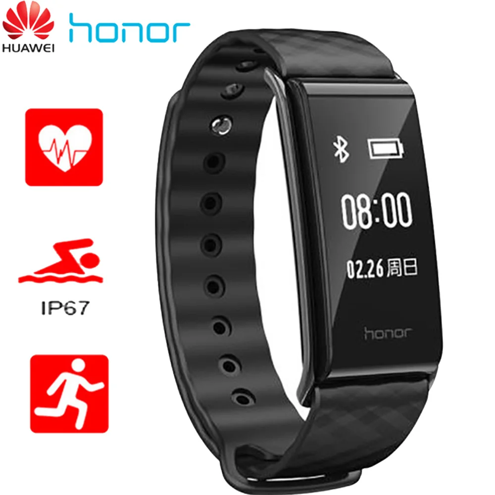 Huawei Honor A2 Smart Band Beacelet Heart Rate Monitor Smart Bracelet Band Watch Fitness Tracker Bracelet PulseHonor Smartband