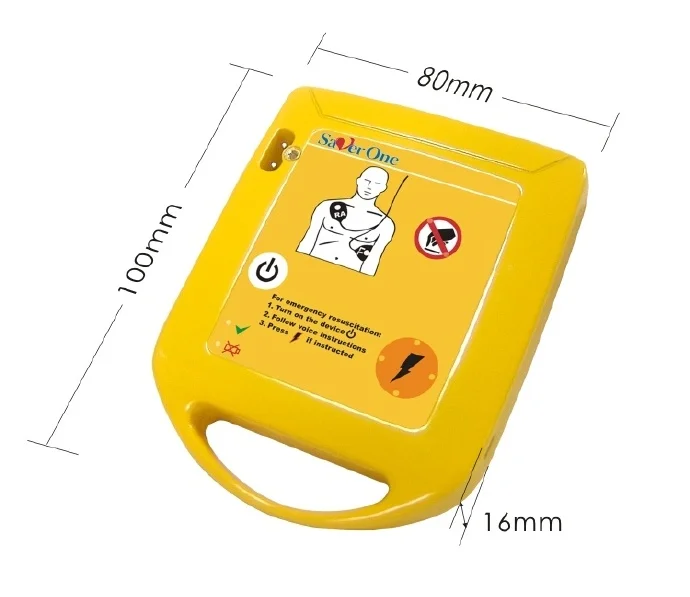 Мини-тренажер AED XFT-D0009 устройство для обучения первой помощи дефибриллятор английская Голосовая подсказка