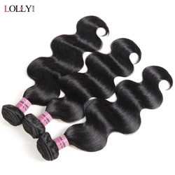 Lolly 3 Paquetes Repartidos Body Wave Hair Bundles Brazile de Pelo Brasileño Paquetes No Remy Pre-Color Tejido de Cabello Extensiones de Cabello Humano Lolly 3 Paquetes Repartidos Body Wave Hair Bundles Brazile de Pelo Brasileño Paquetes No Remy Pre-Color Tejido de Cabello Extensiones de Cabello Humano