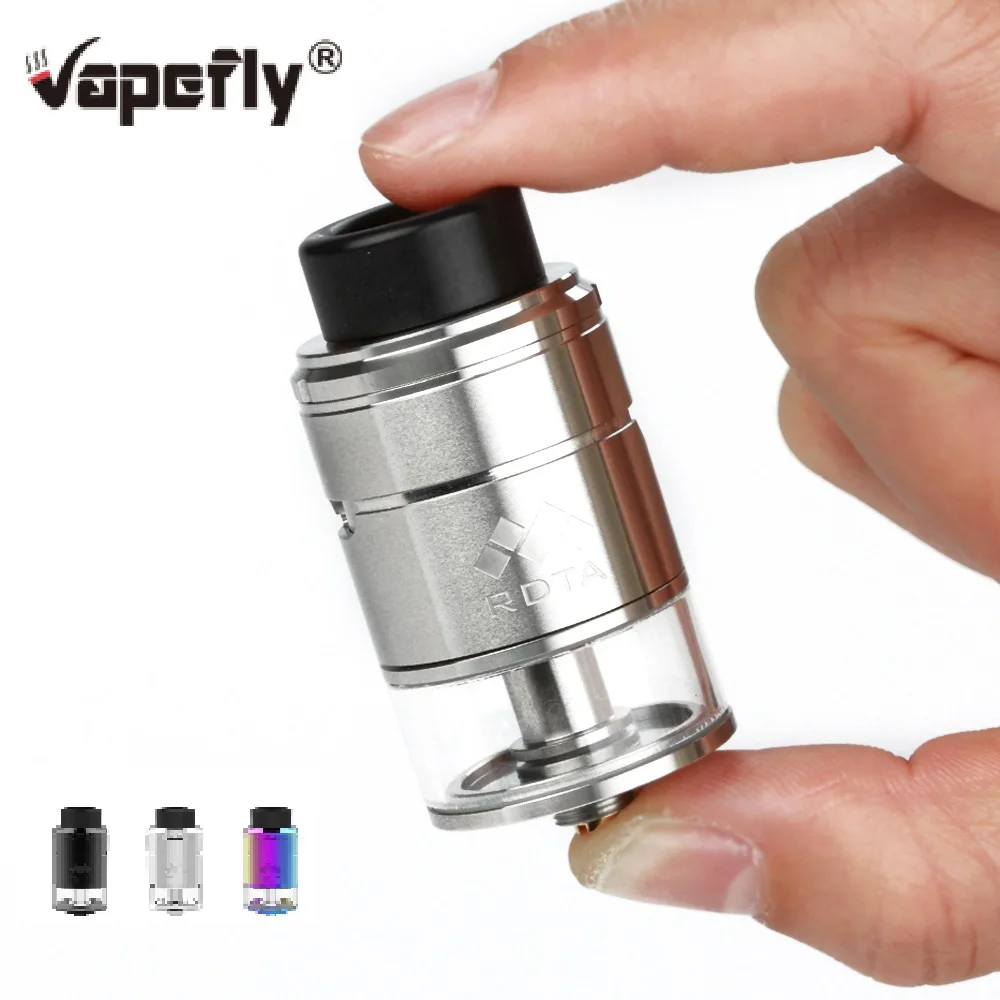 Новый оригинальный Vapefly Mesh Plus rdta Tank распылитель 3 мл емкость одна катушка и двойная катушка строит боковое наполнение E-cig Vape танк распылитель