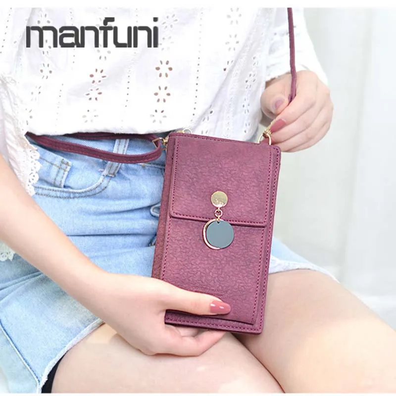 

2019 New Designer Wallets Famous Brand Women Long Wallet Card Holder Cell Phone Wallet Coin Purse Girl Small Shoulder Mini Bag