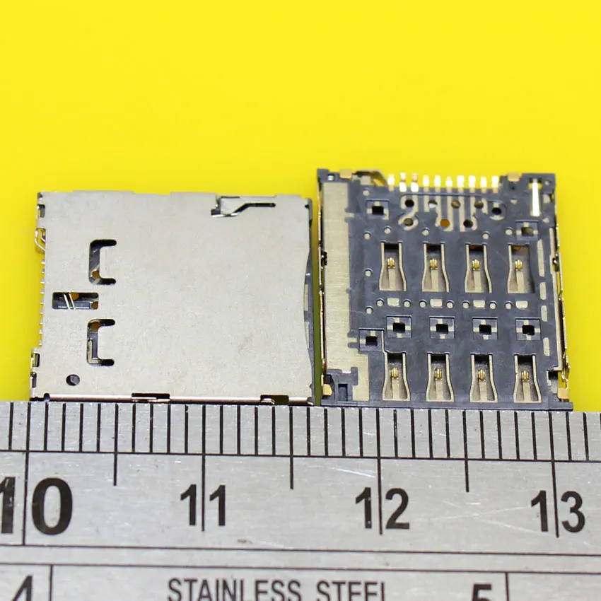 Новинка разъем для чтения SIM карт cltgxdd ASUS FonePad K004 me371mg Samsung C101 I8730|sim card holder connectors|sim