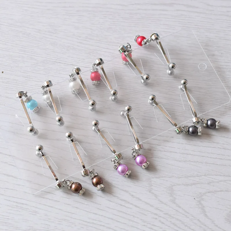 2017 fashion women scarf clips brooches simple muslim hijan pins candy
