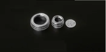 

Angelguoguo Car audio knob decoration For Audi Q3 series