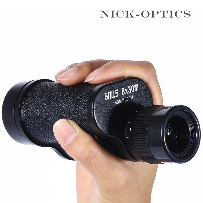 

Baigish monocular 8X30 professional telescope Tactical Military eyepiece powerful binoculars handle portable for hunting camping