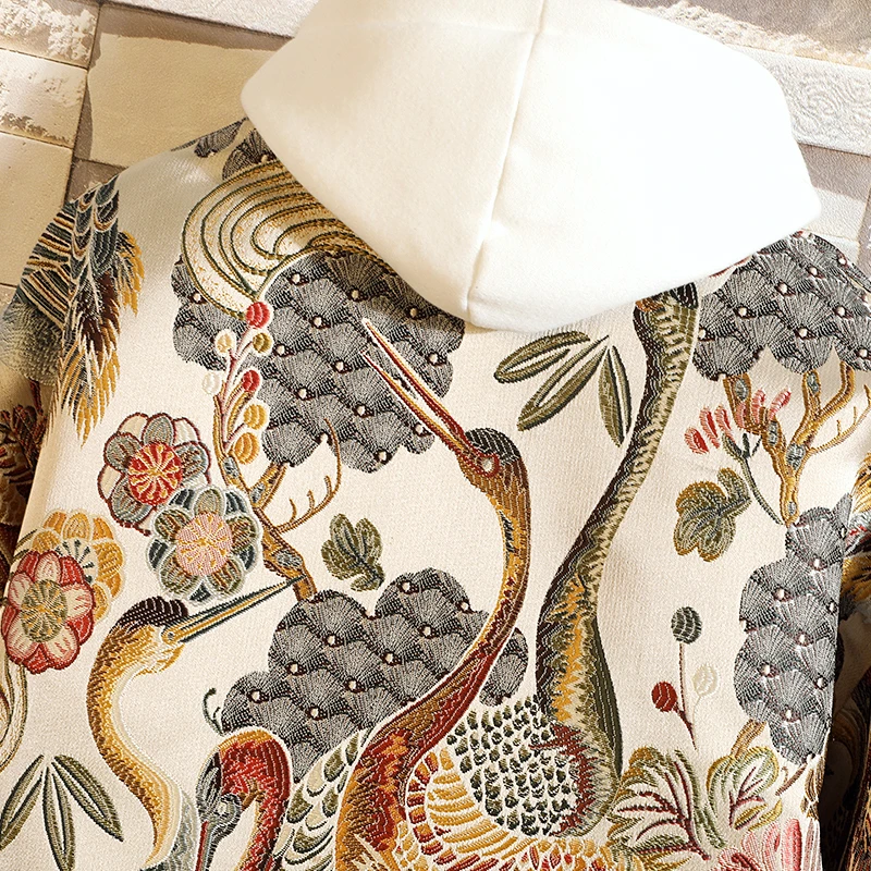 FUODRAO Japan Style Embroidery Bomber Jacket Men Fashions Hip Hop Streetwear Harajuku Jacket Coats Men Jaqueta Masculina J125 FUODRAO Japan Style Embroidery Bomber Jacket Men Fashions Hip Hop Streetwear Harajuku Jacket Coats Men Jaqueta Masculina J125