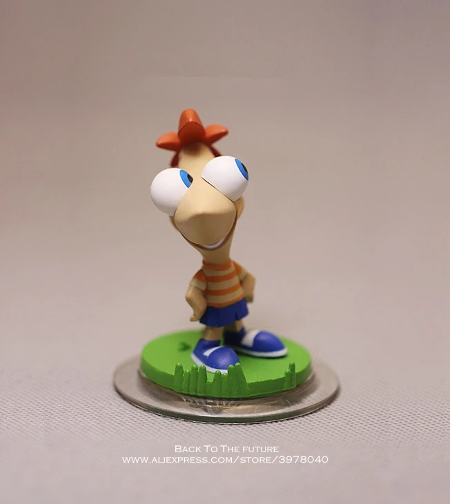 Мини Экшн фигурка из пвх Disney Phineas and Ferb 7 5 см модель осанки коллекционная аниме