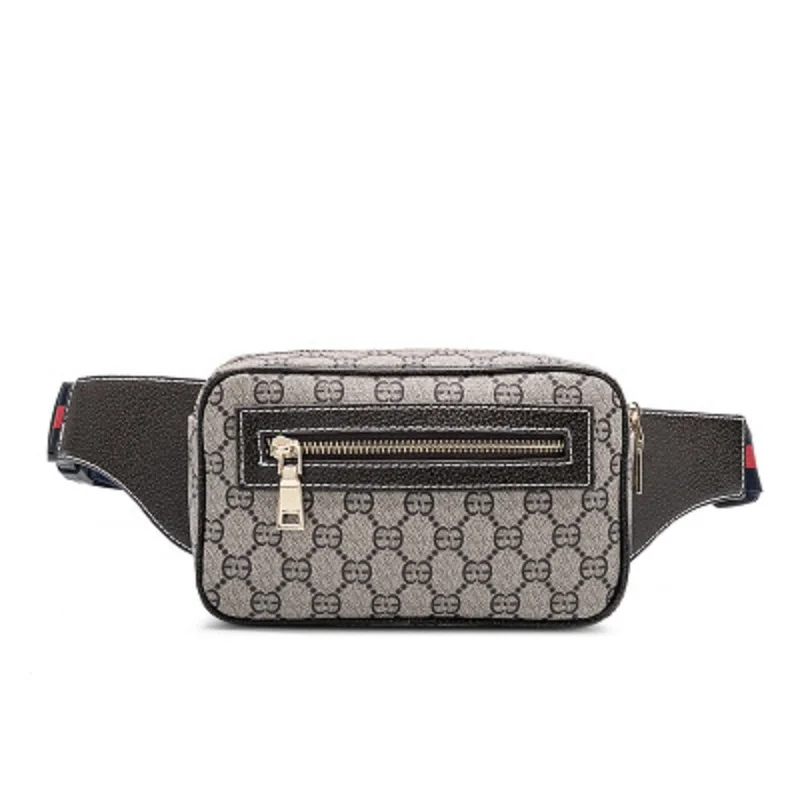 

Waist bag 2019 new waterproof mobile phone bag waist bag multi-function men's chest bag casual fashion unisex chest bag