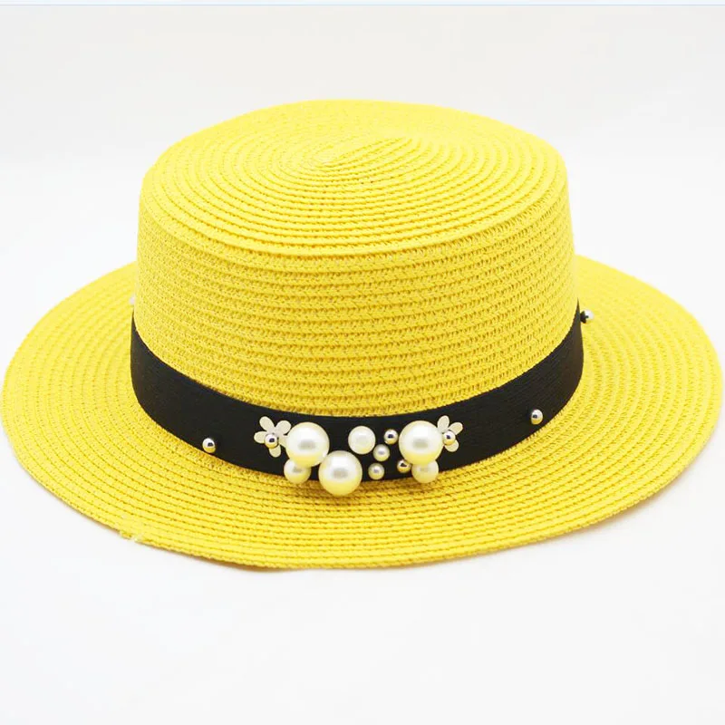 BINGYUANHAOXUAN, летняя Солнцезащитная шляпа, новинка, для женщин, шапки, модная соломенная шляпа, английская морская пляжная шапка