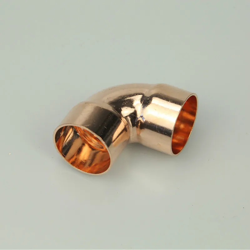 

90 Degree Elbow Copper End Feed Fittings Plumbing Fittings Refrigeration Air condition Pipe internal 6mm 8mm 10mm 12mm 22mm