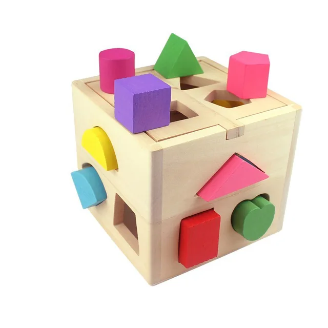toy educational toys 0 - 3 intellectual box shape blocks toy