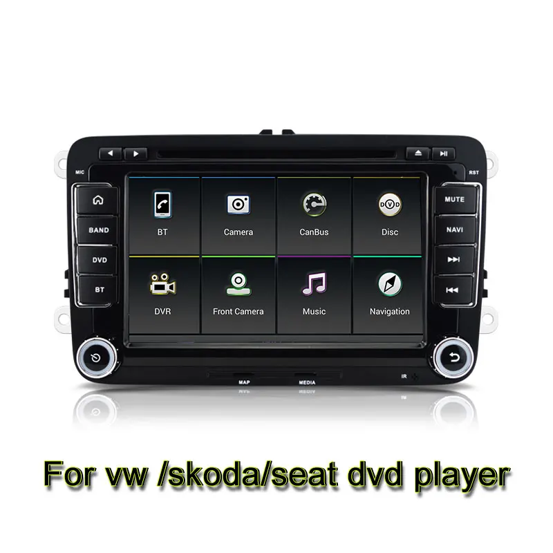 2 din автомобильный dvd радио плеер gps навигация для skoda VW volkswagen golf passat CC EOS jetta polo RNS 510 navi Радио мультимедиа