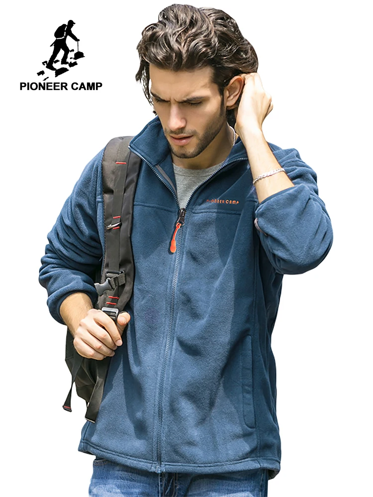 price cut Pioneer Camp fleece warm jacket men brand clothing autumn winter coat male top quality outerwear fo