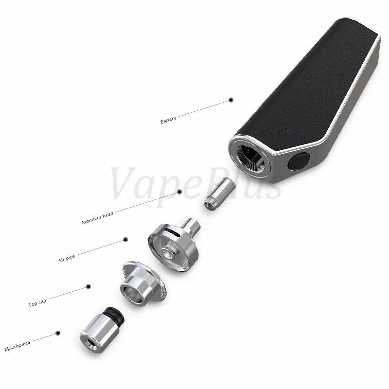 Original Electronic cigarette Eleaf ASTER Total Kit 2ml Capacity 1600mAh Aster Total Battery Bypass Mode with IC head
