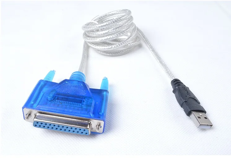 USB 2.0 To 25 Pin DB25 Female Parallel Port Cable IEEE 1284 12Mbps