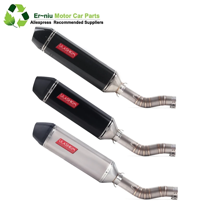 

GSXR1000 GSX R1000 GSXR 1000 Motorcycle Exhaust Modified Middle Link Pipe Full System Slip-On For suzuki GSXR1000