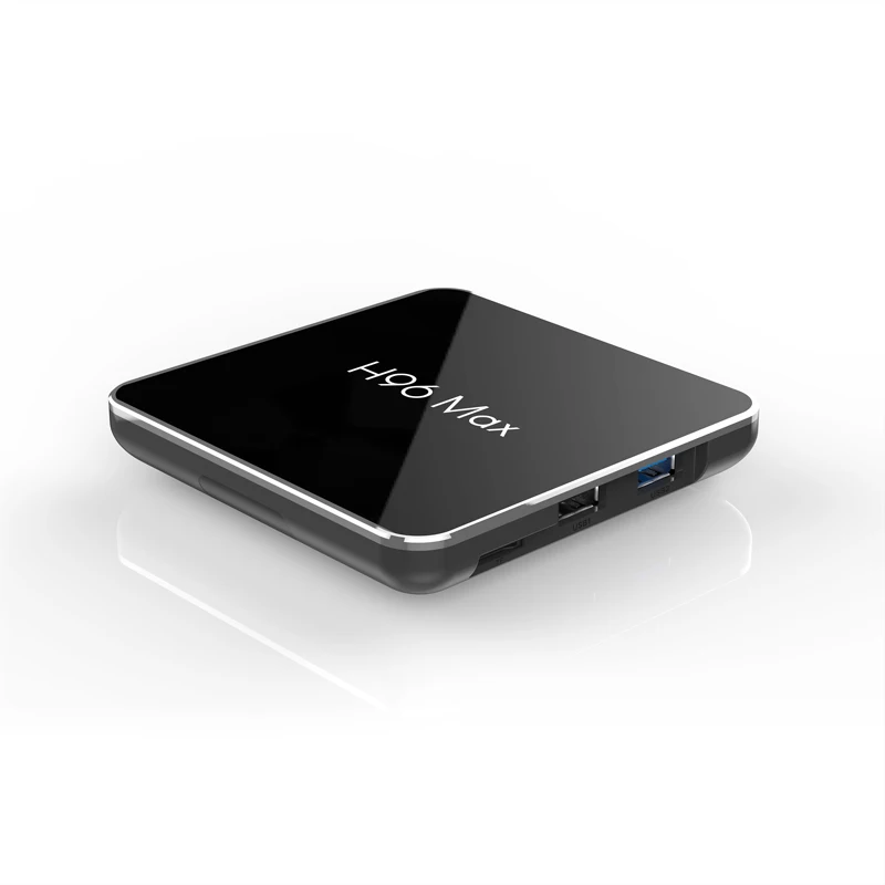 Android 8 1 H96 max x2 Amlogic S905X2 Smart tv Box LPDDR4 4 Гб 64 H.265 4K 1080p USB3.0 MAX Google Голосовое управление android
