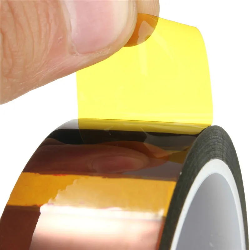 1pcs 25mmx33M Adhesive Tape High Temperature Heat Resistant Polyimide