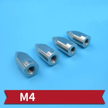

4PCS M4 Bullet Head Propeller Adapter Holder Flexible Shafts Kit Props Fixed Connector for RC Boats Spare Parts