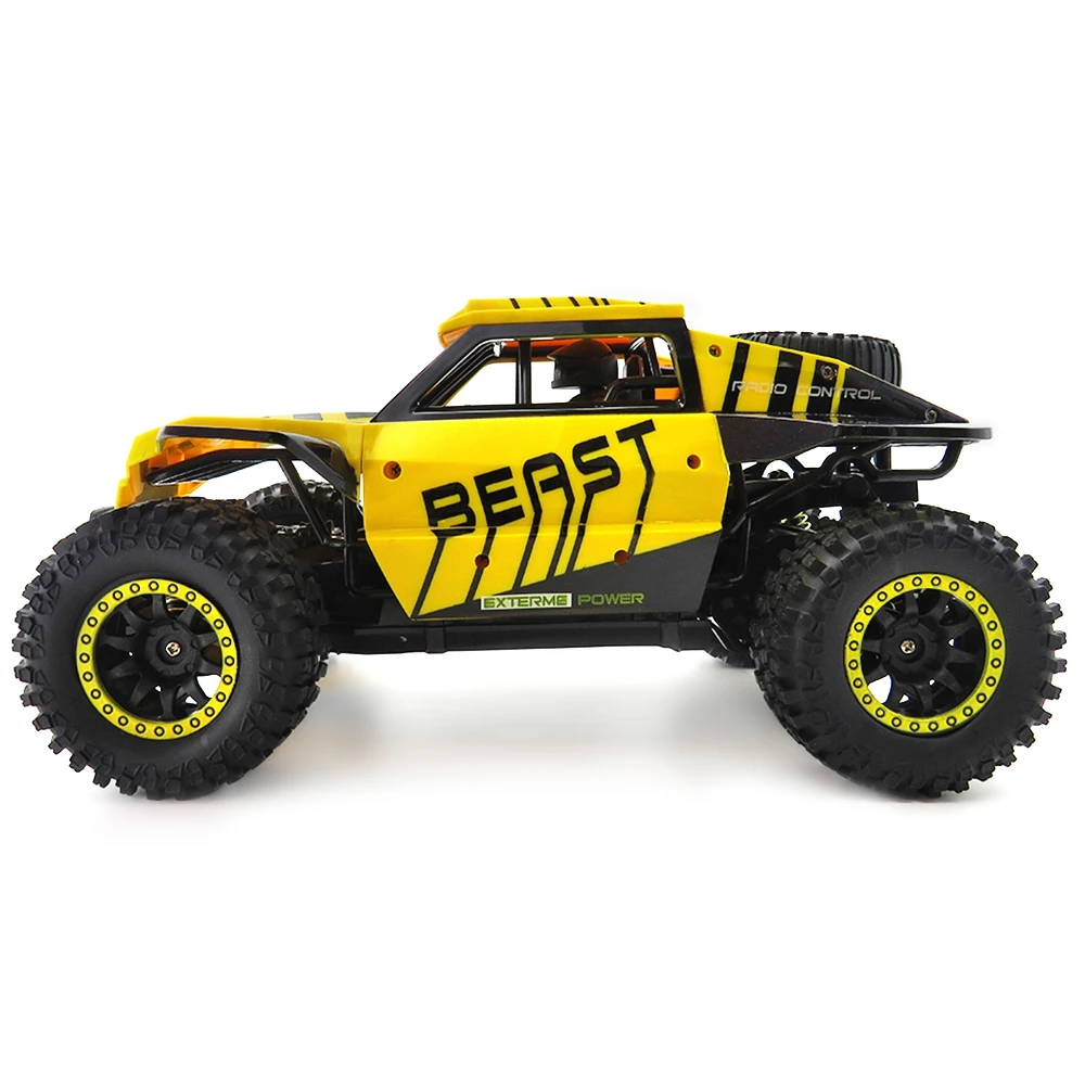 Flytec RC Car 118 4WD Rock Crawlers Driving Car Drive Bigfoot Car Remote Control Car Model Off-Road Vehicle Toy (8)