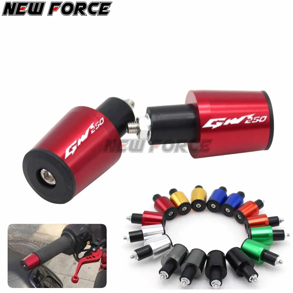 CNC 22 мм ручки для руля рукоятка колпачок торцевые вилки SUZUKI GW 250 INAZUMA GW250 2011 2013|Ручки