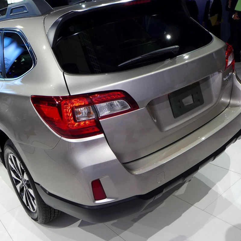 Накладки на задние фары для Subaru Outback 2015 хромированные с блестками|Хромирование| |