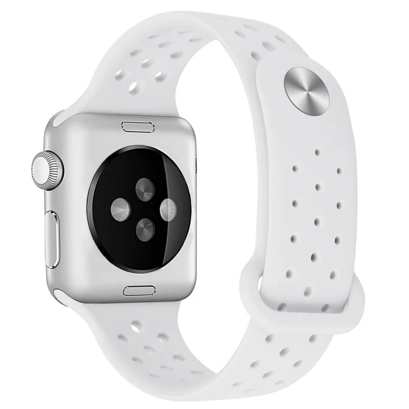 ASHEI спортивные наручные часы для Apple Watch полосы 42 мм 38 мм мягкий силиконовый замена Браслет для iWatch ремешок серии 3/ 2/1 ремень