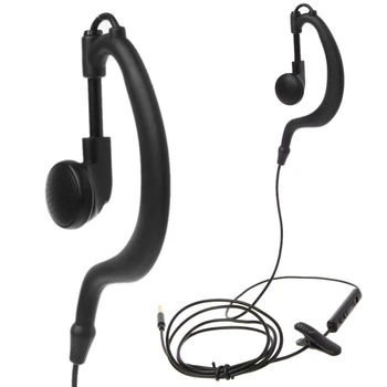 

New 3.5mm Jack Single In-Ear Headset Only Mono With Mic For iPhone Samsung
