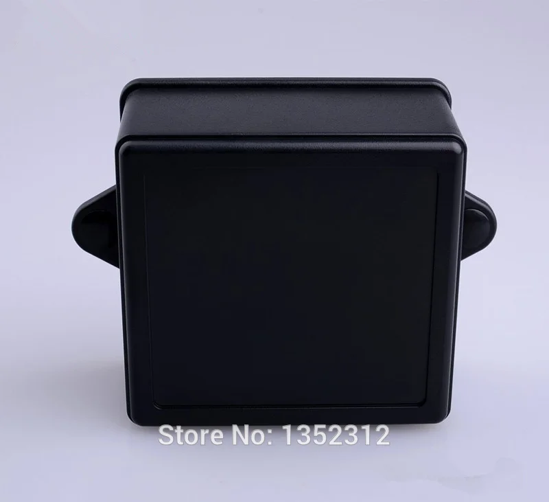 

12 pcs/lot 80*75*45mm Wall mounting junction box plastic electronic case housings hanging PCB waterproof instrument enclosure